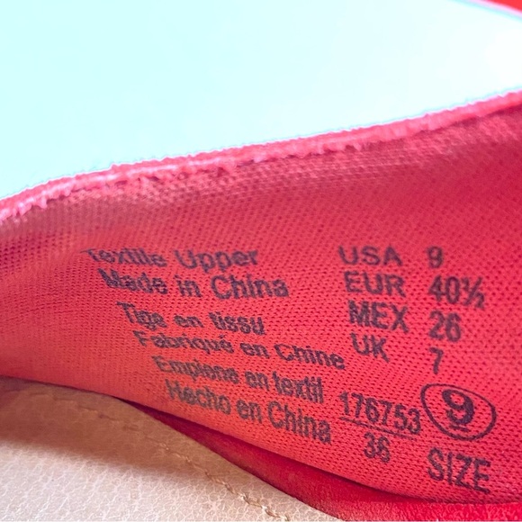 Women’s Christian Siriano Vibrant Dark Orange shoes Textile Top Solid Heel US9 - Picture 12 of 12